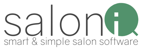 SalonIQ Full Logo  Transparent GREEN
